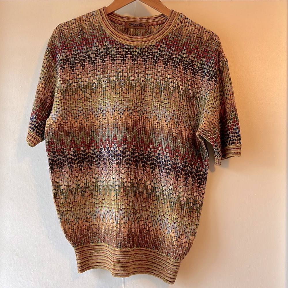 Missoni short sleeve sweater